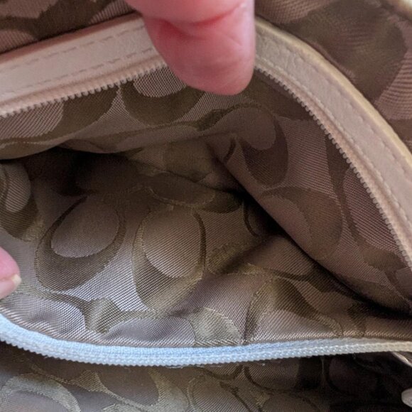 COACH SIGNATURE MULTICOLOR POLKA DOT POUCH MINI DEMI POUCH w/DUST BAG - Picture 8 of 13